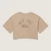 Tricou Crop Improvizat Relax