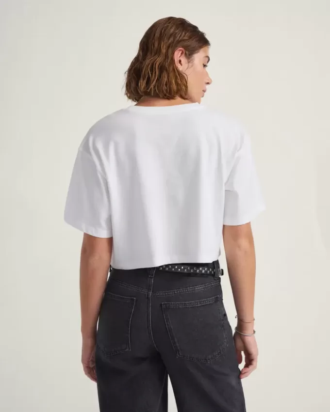 Tricou Crop Relaxat Rhythm