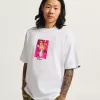 Tricou cu decor floral Tricou cu decor floral