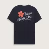 Tricou cu flori crapate Tricou cu flori crapate