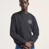 Tricou cu mânecă lungă Cafe Vans Tricou cu mânecă lungă Cafe Vans