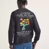Tricou cu mânecă lungă Cafe Vans Tricou cu mânecă lungă Cafe Vans
