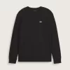 Tricou cu mânecă lungă cu logo pe piept stâng Tricou cu mânecă lungă cu logo pe piept stâng