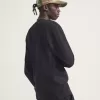 Tricou cu mânecă lungă cu logo pe piept stâng Tricou cu mânecă lungă cu logo pe piept stâng