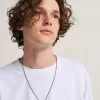 Tricou cu mânecă lungă cu logo pe piept stâng Tricou cu mânecă lungă cu logo pe piept stâng