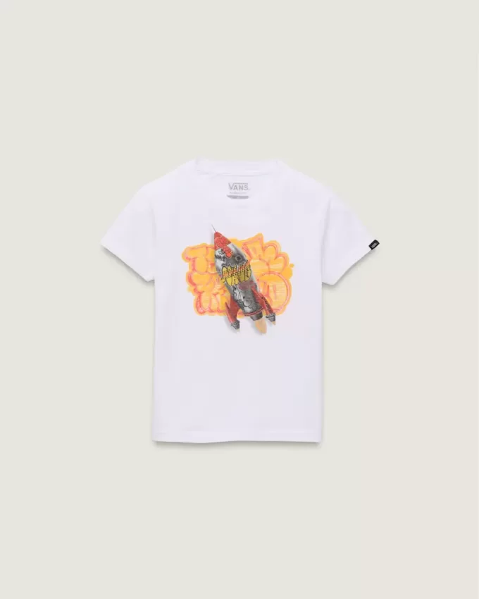 Tricou pentru copii mici Grafitti Rocket Tricou pentru copii mici Grafitti Rocket