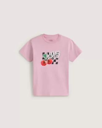 Tricou pentru copii Micuți Checker Cherries
