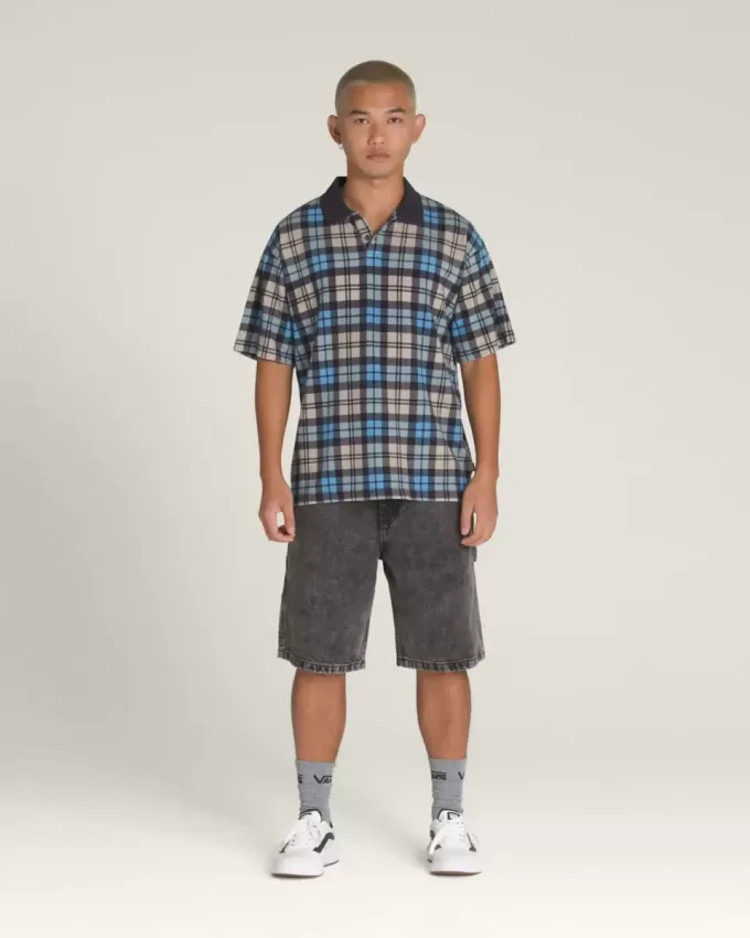 Tricou polo Bellmoor în carouri Tricou polo Bellmoor în carouri