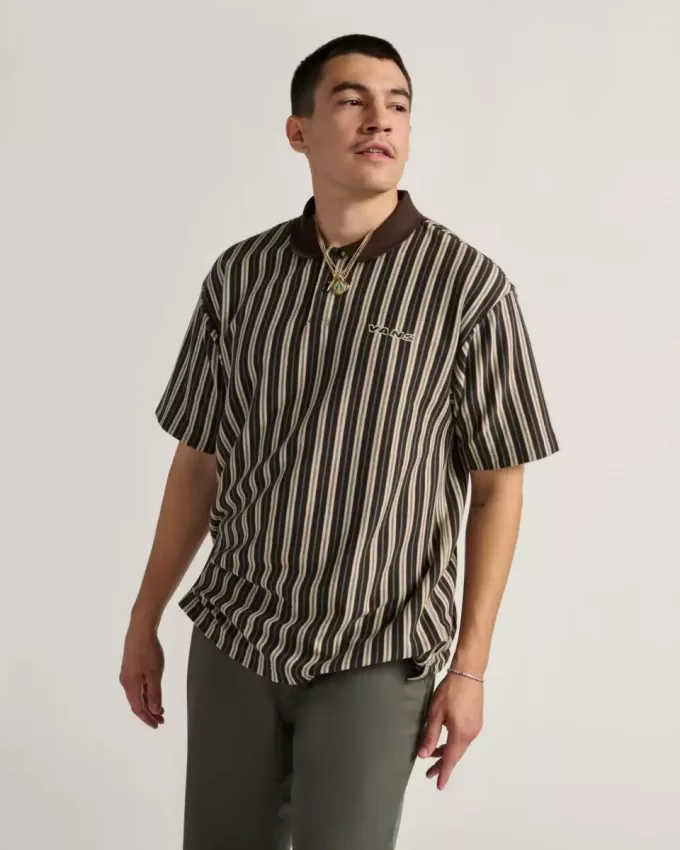 Tricou polo Layton Stripe
