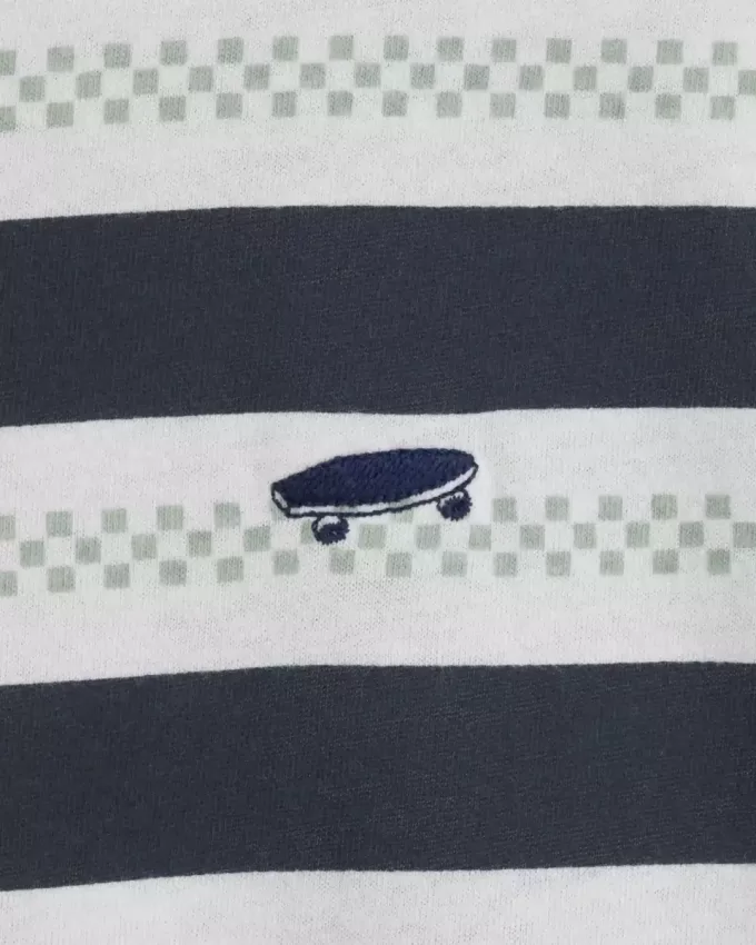 Tricou Salton Stripe Checkerboard Tricou Salton Stripe Checkerboard