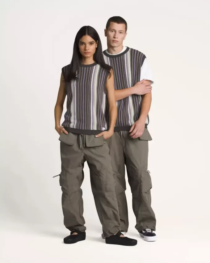 Vestă de pulover cu dungi premium Vestă de pulover cu dungi premium